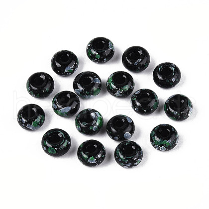 3/0 Baking Paint Glass Beads GLAA-G118-02H-1