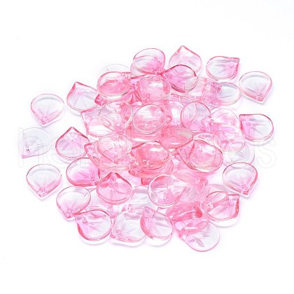 Transparent Glass Charms GLAA-H016-05E-10-1
