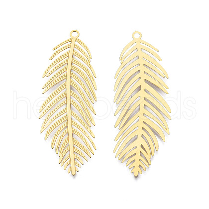 304 Stainless Steel Big Pendants STAS-N102-03LG-1