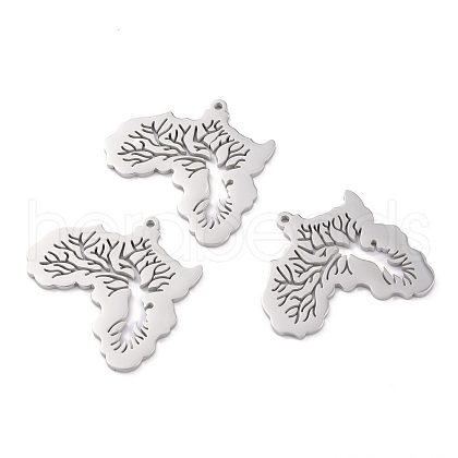 Tarnish Resistant 304 Stainless Steel Pendants STAS-P281-01P-1