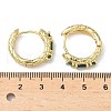 Brass Micro Pave Cubic Zirconia Hoop Earrings EJEW-A132-18G-5