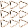 SUNNYCLUE 12Pcs Alloy Spring Gate Rings FIND-SC0010-18-1