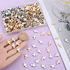 SOFPLATE 400Pcs 2 Colors CCB Plastic Beads CCB-SP0001-03-3