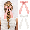 CRASPIRE Big Bowknot Polyester Alligator Hair Clips AJEW-CP0008-42B-01-1