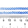 Gradient Color Baking Painted Glass Bead Strands DGLA-A039-T4mm-A020-5