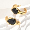304 Stainless Steel Stud Earrings EJEW-S253-03A-G-3