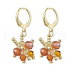 Butterfly 304 Stainless Steel Leverback Earrings for Women EJEW-MZ00380-01-2