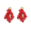 Alloy Enamel Pendants FIND-M081-01G-1