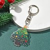 Christmas Theme Acrylic Pendant Decoration HJEW-YW00032-06-1