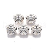 Tibetan Style Alloy European Beads TIBE-S314-101AS-RS-2