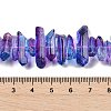 Natural Dyed Quartz Beads Strands G-G791-14Q-3