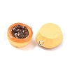 Opaque Resin Pendants RESI-G107-03B-2