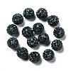 Pave Disco Ball Beads X1-RB-A130-10mm-19-2