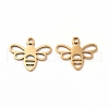 201 Stainless Steel Charms STAS-E188-03G-1