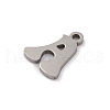Non-Tarnish 201 Stainless Steel Charms STAS-U016-01P-A-2