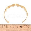 304 Stainless Steel Cuff Bangles for Women BJEW-Q045-02A-G-3