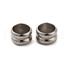 Non-Tarnish 201 Stainless Steel European Beads STAS-M089-05P-1