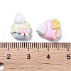 Opaque Cute Resin Decoden Cabochons RESI-B024-01H-3