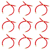 Unicraftale 10Pcs Twisted Nylon Cord Slider Bracelet Making MAK-UN0001-54B-1