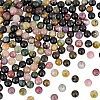 Olycraft 2 Strands Natural Tourmaline Round Beads Strands G-OC0004-94B-1