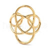 304 Stainless Steel Open Cuff Rings for Women RJEW-M020-07G-05-2