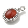 Natural Carnelian(Dyed & Heated) Pendants KK-K388-06P-2