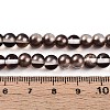Baking Painted Transparent Glass Beads Strands DGLA-N011-6mm-09-4