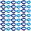 Gorgecraft 60Pcs 2 Style Silicone Pendant SIL-GF0001-42E-1