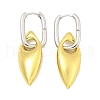 Horse Eye Brass Hoop Earrings for Women EJEW-U057-06D-03GP-3