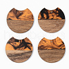 Resin & Walnut Wood Pendants RESI-S389-001A-A01-1