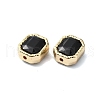 Rack Plating Alloy Beads PALLOY-Z004-03G-01-2