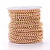 Two Tone Handmade Brass Curb Chains CHC-I035-01G-03-3