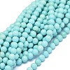 Natural Magnesite Beads Strands G-F604-04-6mm-2