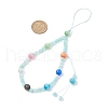 Cat Eye Mobile Straps HJEW-JM03419-02-3