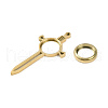 Ion Plating(IP) 304 Stainless Stee Locket Big Pendants STAS-S132-09G-02-2