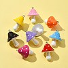10Pcs Resin Pendants RESI-FS0001-62-3