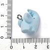Flocky Animal Resin Pendants FIND-S001-06E-3