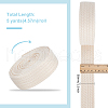 5 Yards Polycotton Ribbon OCOR-WH0045-24C-2