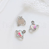 Alloy Cubic Zirconia Pendants INS-PW0001-12D-P-1