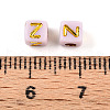 Plating Acrylic Beads OACR-N140-01H-Z-3