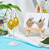 DIY Leaf Earring Making Kits DIY-NB0004-05-5