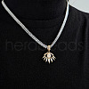 Eye Brass White Enamel Pendant Clear Cubic Zirconia Tennis Necklaces JL3544-5