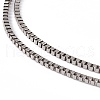Non-Tarnish 201 Stainless Steel Box Chain Necklace for Men Women NJEW-P268-A41-1X5-2