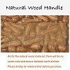 Brass Wax Seal Stamp with Handle AJEW-WH0184-0011-3