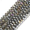 Electroplate Glass Beads Strands EGLA-A044-T3mm-B16-1