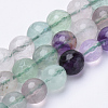 Natural Fluorite Beads Strands G-S281-19-6mm-1