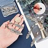 CHGCRAFT 8Pcs 2 Size Alloy Cord Ends FIND-CA0003-70-3
