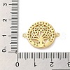 Brass Pave Clear Cubic Zirconia Connector Charms FIND-Z041-19G-3