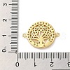 Brass Pave Clear Cubic Zirconia Connector Charms FIND-Z041-19G-3