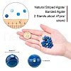 ARRICRAFT Natural Striped Agate/Banded Agate Beads Strands G-AR0001-44-2
